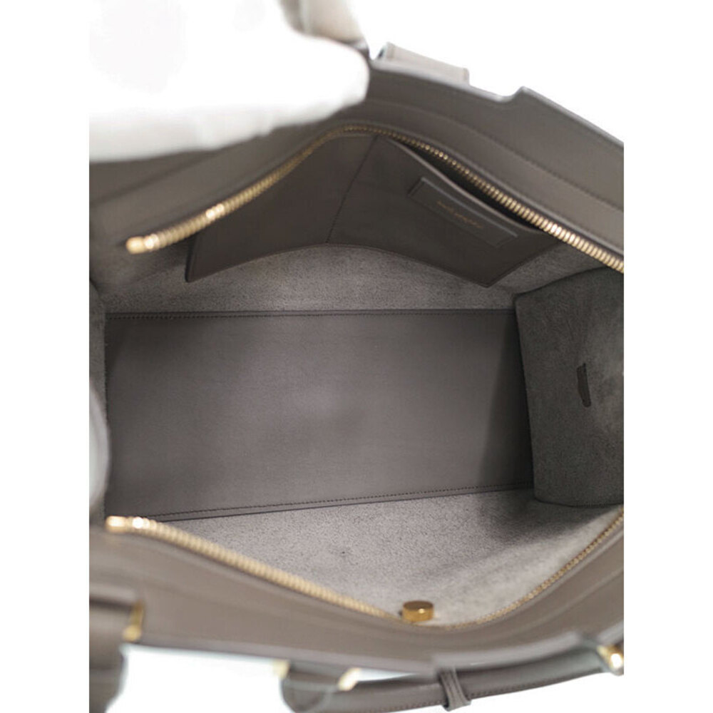 SAINT LAURENT PARIS Monogram Cabas 2way Leather HandBag - Picture 3 of 9